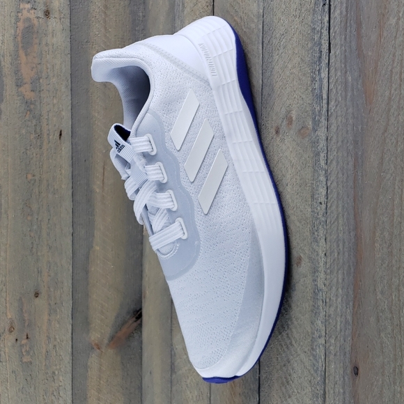 adidas QT Racer Sport Women's Running Shoe Cloud White Semi Night Flash NEW - Picture 2 of 8